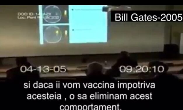 Cum plănuia Bill Gates în 13 aprilie 2005 extirparea genei religioase (”VMAT2”) din oameni prin vaccinare colectivă (video)