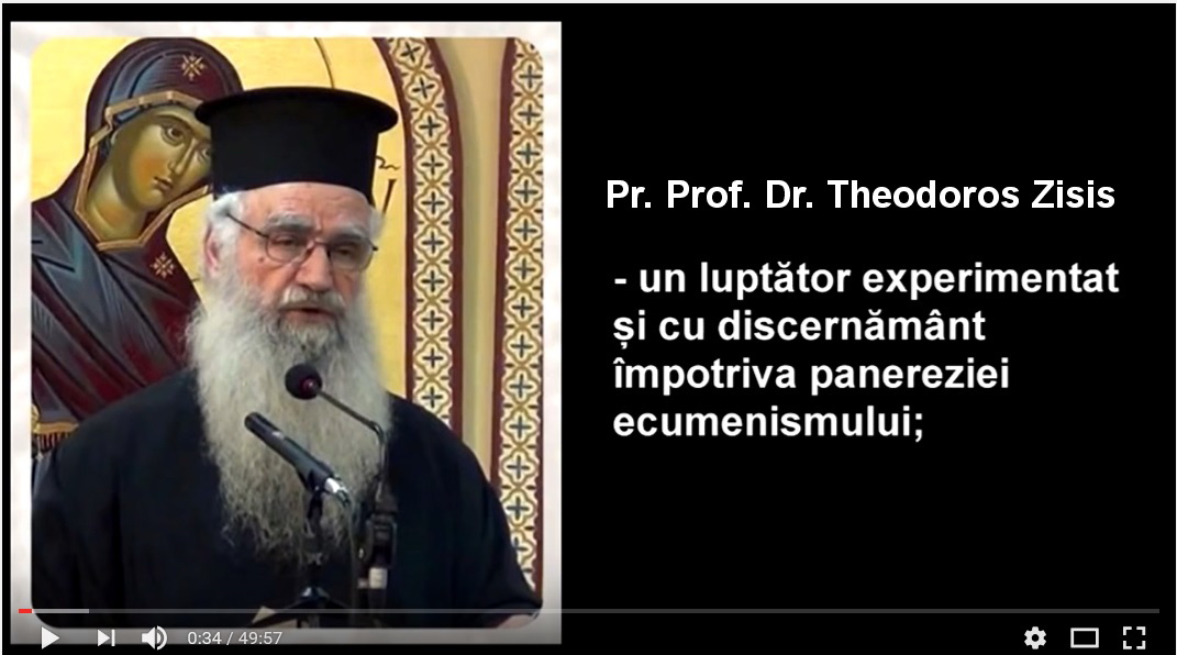 Pr. Prof. Univ. Dr. Theodoros ZISIS – despre „sinodul” din Creta