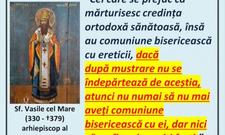 SINAXAR – 1 ianuarie: prăznuim Tăierea împrejur, cea după trup, a Domnului Dumnezeu şi Mântuitorului nostru Iisus Hristos și pomenirea celui între Sfinţi, Părintelui nostru Vasilie cel Mare, Arhiepiscopul Cezareii Capadochiei
