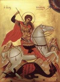 SINAXAR – 23 aprilie: Pomenirea Sfântului, slăvitului mare Mucenic Gheorghe, purtătorul de biruință († 303)