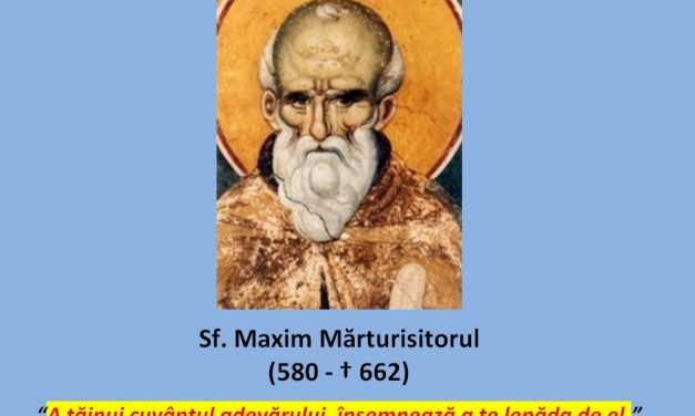 Sinaxar – Ianuarie 21: pomenirea Preacuviosului Părintelui nostru Maxim Mărturisitorul († 662)