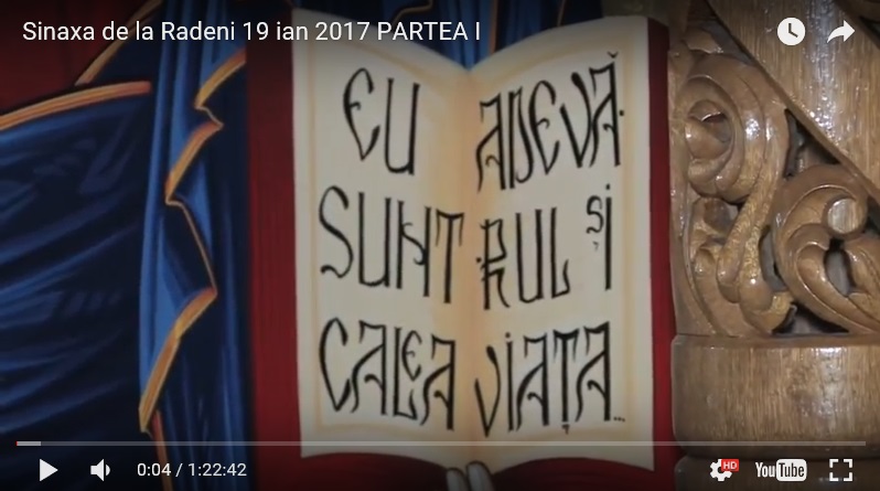 Sinaxa Preoților, monahilor și mirenilor ce s-au îngrădit de erezia ecumenismului. Rădeni 19 ianuarie 2017