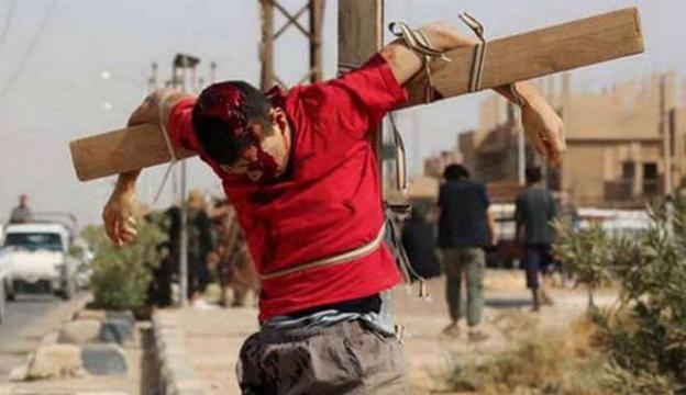 Genocidul prezentat fără perdea. Mii de martiri creștini crucificați in Siria