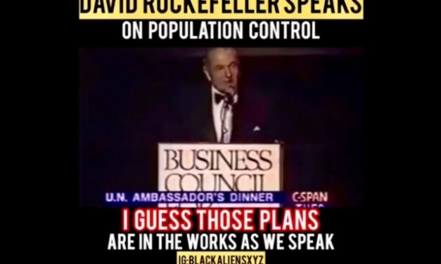 CUM EXPLICA DAVID ROCKEFELLER ÎN ANII ’80 NECESITATEA REDUCERII DRASTICE A POPULAȚIEI LUMII (!!!)… VIDEO