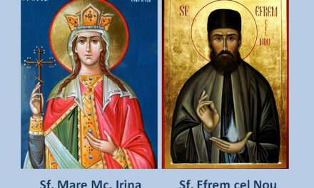 SINAXAR – 5 mai: pomenirea Sfintei mare Muceniţe Irina, (sec.I) și a Sfântului Efrem cel Nou