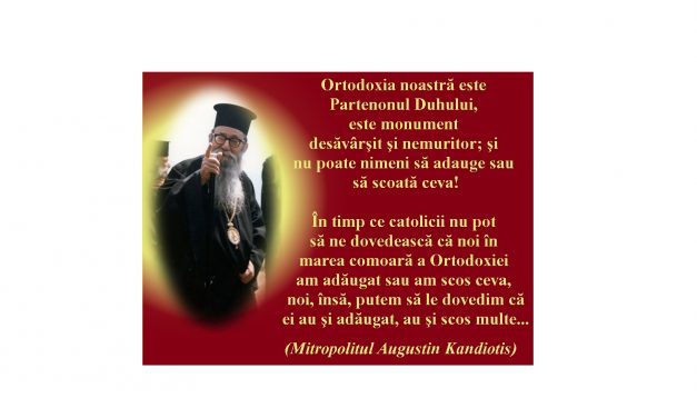 Episcopul Augustin de Florina: Ce altceva mai aşteaptă să facă patriarhul Bartolomeu, ca evlavioşii noştri episcopi să vorbească?