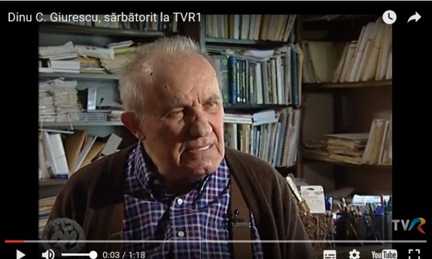 Academicianul Dinu C.Giurescu a împlinit 89 de ani: „Țara arată ca un vapor în derivă. E o țară în derivă, care se desface bucată cu bucată și dacă va continua așa se va desface de tot”.