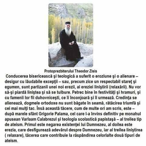 Protopresbiter Pr. Prof. Dr. Theodoros Zisis – despre erezia ecumenistă