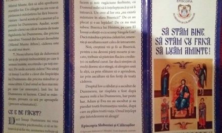 Episcopia Sloboziei și Călărașilor obligă preoții să plătească și să distribuie pliante în care antiecumeniștii sunt numiți ”sectari”