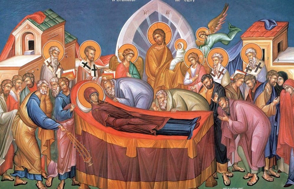SINAXAR – 15 august: Cinstita mutare a Preaslăvitei, Stăpânei noastre, Născătoare de Dumnezeu și pururea Fecioarei Maria