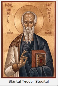 Sfântul Teodor Studitul: „Din momentul în care blasfemia eretică a devenit clară, evidentă şi consacrată sinodal, să vă feriţi cu îndrăzneală de orice comuniune bisericească cu cei de rea-credinţă şi să nu pomeniţi niciunul dintre cei ce au participat la sinod sau sunt într-un cuget cu deciziile acestuia”