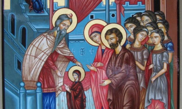 21 noiembrie: Intrarea în Biserică a Preasfintei Stăpânei nostre Născătoarei de Dumnezeu şi pururea Fecioarei Maria
