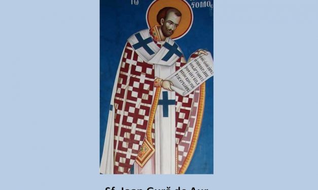 SINAXAR – 13 noiembrie: pomenirea celui între Sfinți Părintele nostru Ioan Gură de Aur, arhiepiscopul Constantinopolului (†407)