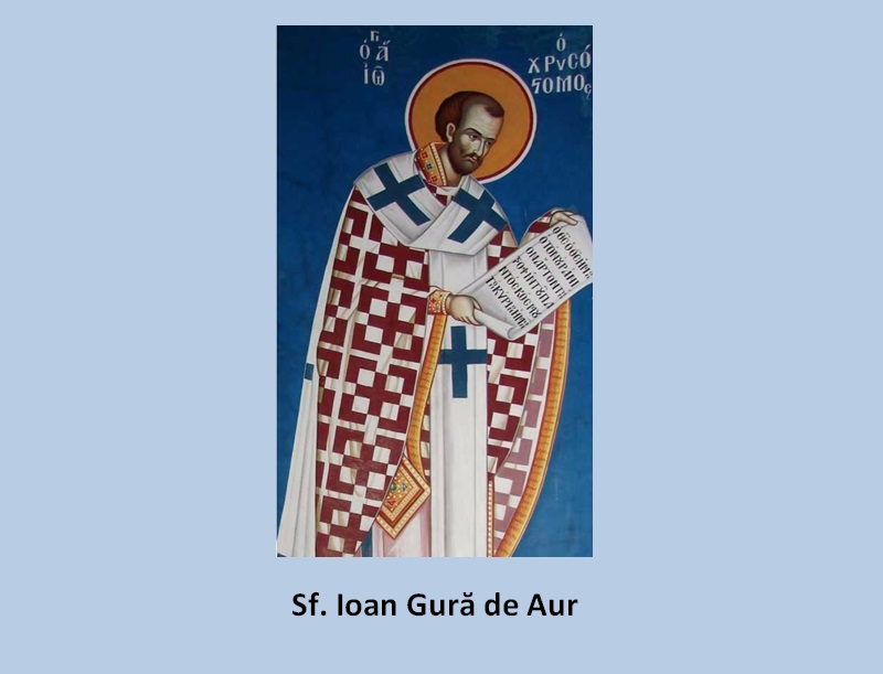 SINAXAR – 13 noiembrie: pomenirea celui între Sfinți Părintele nostru Ioan Gură de Aur, arhiepiscopul Constantinopolului (†407)
