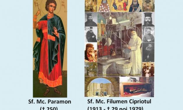 SINAXAR – 29 noiembrie: pătimirea Sfântului Mucenic Paramon și a celor împreună cu dânsul (†250) și pomeniea Sfântului Nou Mucenic Filumen Cipriotul († 29.11.1979)