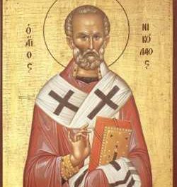 SINAXAR – 6 decembrie: pomenirea celui întru Sfinţi, Părintelui nostru Nicolae, arhiepiscopul Mirelor Lichiei, făcătorul de minuni († 6 dec. 340)