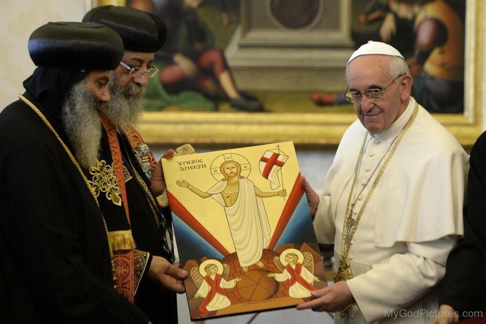 DE CE S-AU ÎNTÂLNIT LA CAIRO? Papa Francisc I caută un mod de a UNIFICA PAȘTILE cu toți ereticii: „ECUMENISMUL poate fi promulgat numai dacă TOȚI SUNTEM ÎMPREUNĂ”