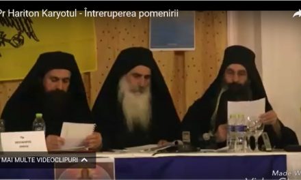 GHERON HARITON DIN KAREYA – CUVÂNT DESPRE MÂNTUIRE ÎN VREMURILE ECUMENISMULUI – Canonul 15 de la Sinodul I-II Constantinopol este obligatoriu sau facultativ? Păstrăm comuniunea cu preoţii şi mirenii ce pomenesc pe episcopii ecumenişti? Cum sunt Tainele din bisericile pomenitorilor pentru cei ce se împărtăşesc la aceşti preoţi?