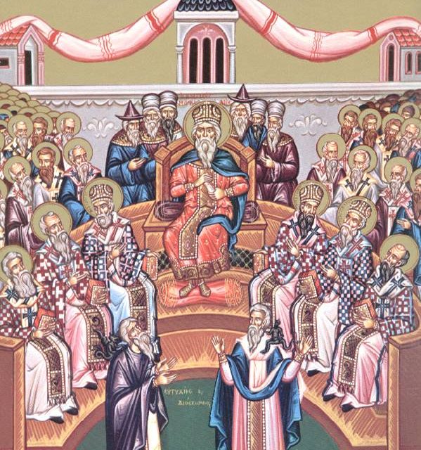 Pomenirea celor 630 de Sfinți Părinți de la Sinodul IV Ecumenic (16 iulie). Erezia monofizită. Sinodul tâlhăresc de la Efes și mărturisirea de credință a Sfinților Părinți de la Calcedon