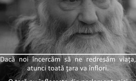 Pr. Arhimandrit Justin Pârvu –  Dacă noi încercăm să ne redresăm viața, atunci toată țara va înflori