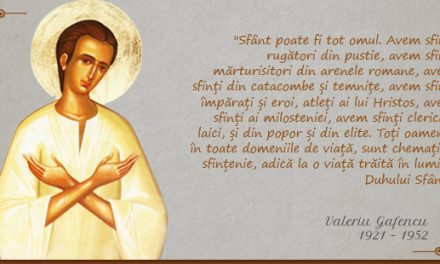 † 18 februarie 1952 – Pomenirea Martirului VALERIU GAFENCU, SFÂNTUL ÎNCHISORILOR. Isihasm după gratii (II): LUPTA CU PATIMILE și JERTFIREA ÎN TEMNIȚELE COMUNISTE. “Tu vezi, mă, ce fac ăștia? Tu ai fi în stare să mori în locul meu?”