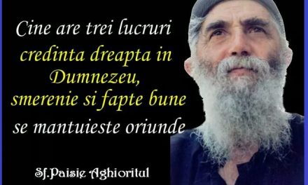 Să facem ceea ce putem noi, ca să facă şi Dumnezeu ceea ce noi nu putem face. Lucrurile ce se pot face de oameni, să nu le cerem de la Dumnezeu