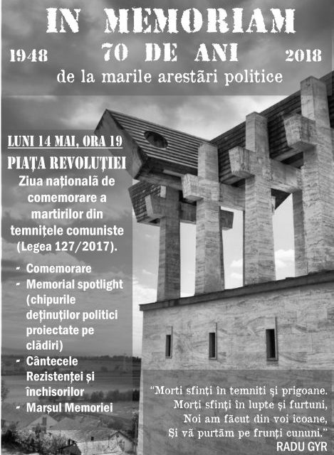 Marșul Memoriei: Ziua națională a cinstirii martirilor din temnițele comuniste