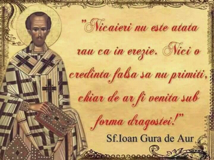 Ecumenismul = cea mai mare tiranie din istoria României
