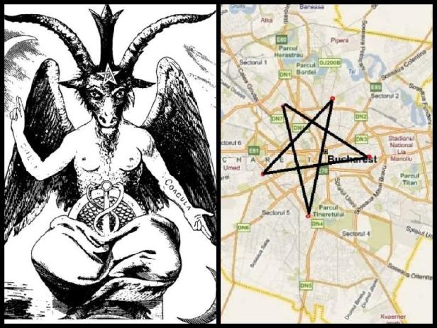 Satanizarea Bucureștiului – Cinci statui ale lui Baphomet în București