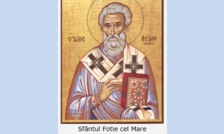 6 februarie: Pomenirea Sfântului Ierarh Fotie cel Mare mărturisitorul, cel întocmai cu apostolii, patriarhul Constantinopolului