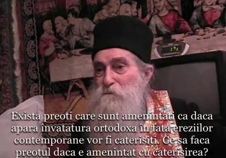 Marele duhovnic Pr. Arhim. Arsenie Papacioc despre atitudinea preoților față de ecumenism