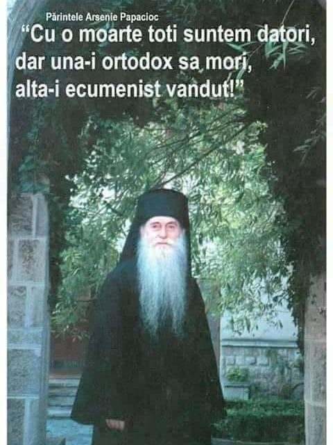 ”Nu există târg în materie de Adevăr!” – Pr. Arhimandrit Arsenie Papacioc