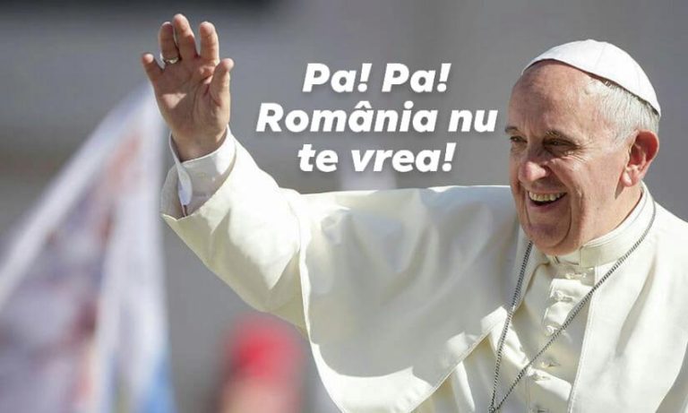 Pentru că, papo, nu te putem primi cu pâine și cu sare, căci ești vrăjmaș al lui Hristos, ți-am alcătuit câteva silogisme… să ai ce să rumegi în tihna nopții în sejurul din România