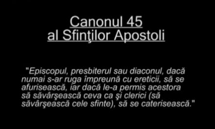Programul săptămânii de rugăciune anticanonică cu ereticii, pentru așa-numita „unitate a creștinilor” – București 2020