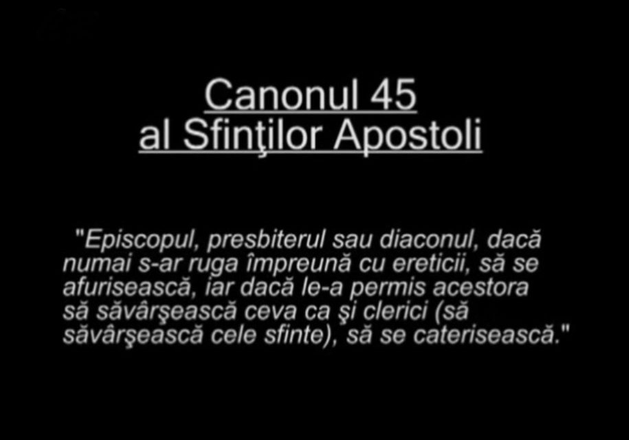 Programul săptămânii de rugăciune anticanonică cu ereticii, pentru așa-numita „unitate a creștinilor” – București 2020
