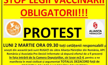 ALERTĂ!!! – Legea vaccinării obligatorii a tuturor (copii și adulți) este la un pas de adoptare în Parlament! Deșteaptă-te române din somnul cel de moarte!!!