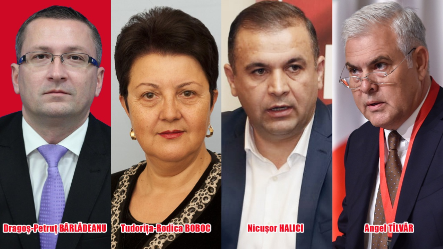 PĂRINȚI! Ei sunt deputații PSD de Vrancea care au votat PRO educație sexuală în școli (n. a. – inclusiv MASTURBAREA, conform indicațiilor OMS): Dragoș Bîrlădeanu, Angel Tîlvăr, Nicușor Halici și Rodica Boboc! Deputatul PNL Ion Ștefan nu a votat legea.