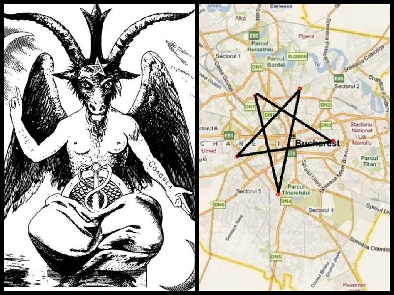 Satanizarea Bucureștiului – Cinci statui ale lui Bahomed în București