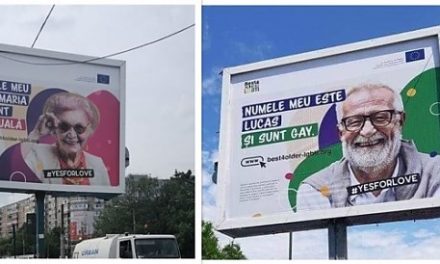 Campanie stradală finanțată de UE cu actori care se dau drept bătrâni bisexuali și homosexuali în București. Jurnalistul Paul Andrei a sesizat autoritățile din Sectorul 6 al Capitalei