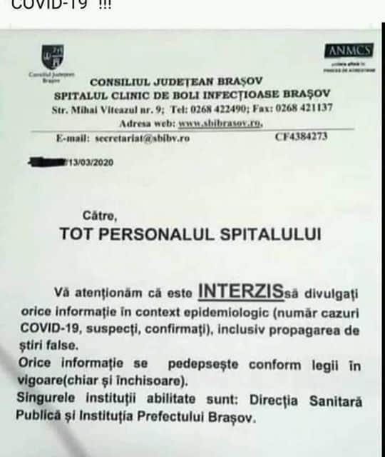 Dovezi ale complicității la genocid prin care întregul personal medical este șantajat să tacă