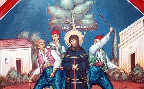 Să luăm aminte astăzi: Constantinopolul a căzut din cauza ereziei. Sfinții nu se uneau cu ereticii. Din cauză că nu a vrut să participe la liturghia oficiată în catedrala Sfânta Sofia, de patriarhul de Constantinopol dimpreună cu reprezentantul papei, cardinalul Isidor, de ziua Sfântului Spiridon (12 decembrie), cuviosul Rafail este exilat de împăratul Constantin în insula Enos împreună cu ucenicul său