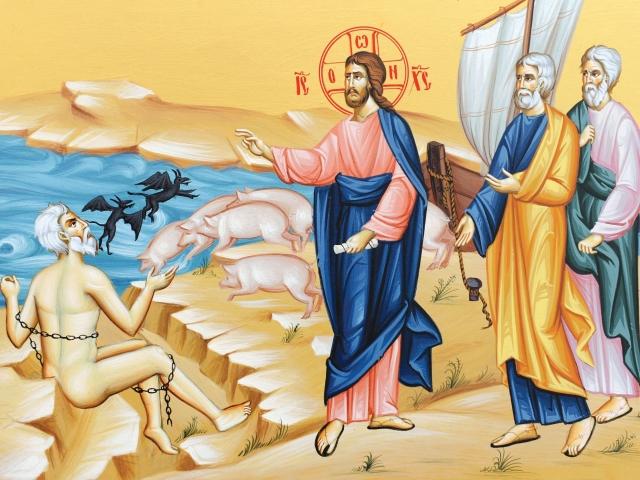 Predica Părintelui Ieronim la Duminica a 23-a după Pogorârea Sfântului Duh (Vindecarea demonizatului din ținutul Gherghesenilor)