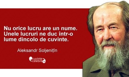 DISCURSUL LUI ALEKSANDR SOLJENIȚÎN LA UNIVERSITATEA HARVARD – 8 IUNIE 1978