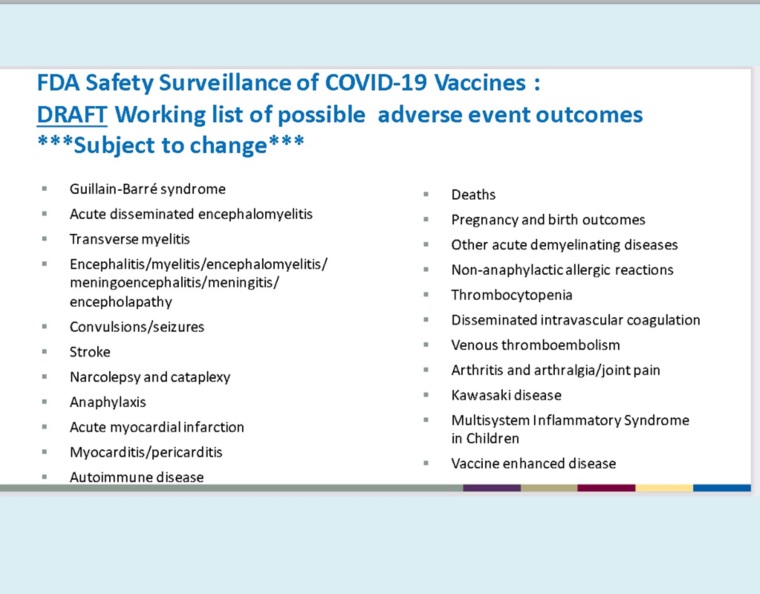 Documentele care conțin lista efectelor adverse cauzate de vaccinurile anti-COVID-19