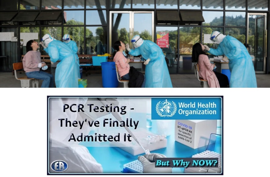 OMS (în cele din urmă) admite că testele PCR creează falsuri pozitive