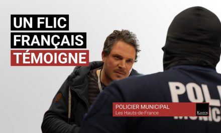 Real sau fals? Video: “TREBUIE SĂ TE RIDICI” – interviu cu un polițist francez care dezvăluie cum sunt “lobotomizați” colegii săi pentru a deveni brațul înarmat al dictaturii împotriva cetățenilor. În încheiere, cheamă polițiștii neîndoctrinați la o acțiune în forță și fermă împotriva “masei illuminate”