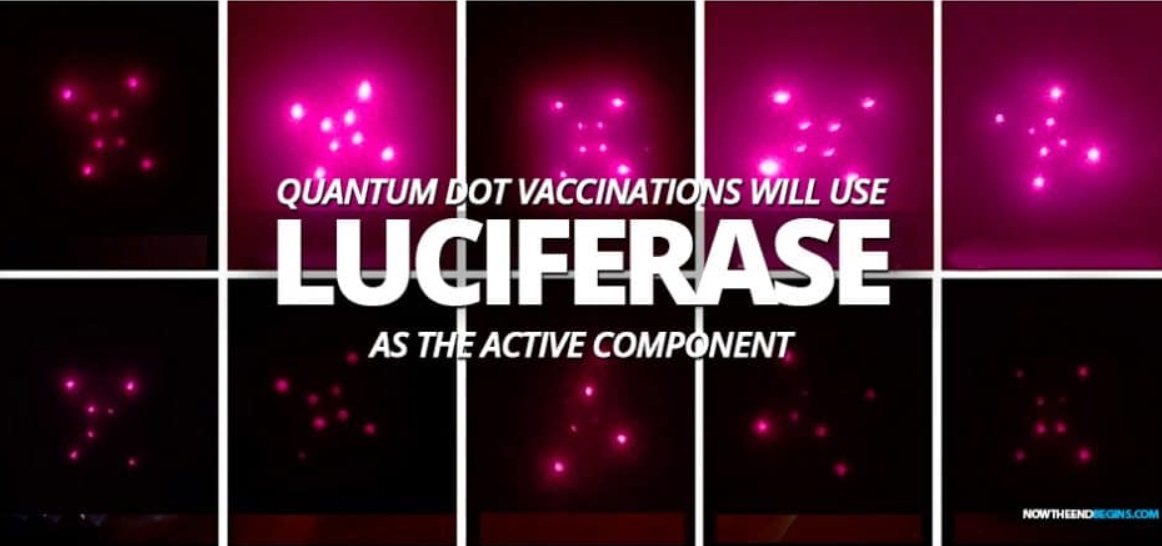 Bill Gates construiește ceva ce numim ”sistemul uman implantabil quantum dot microneedle de vaccinare”, și are nevoie de o enzimă numită Luciferază pentru a o face să funcționeze. Scoateți cuvântul „uman” și devine 666.