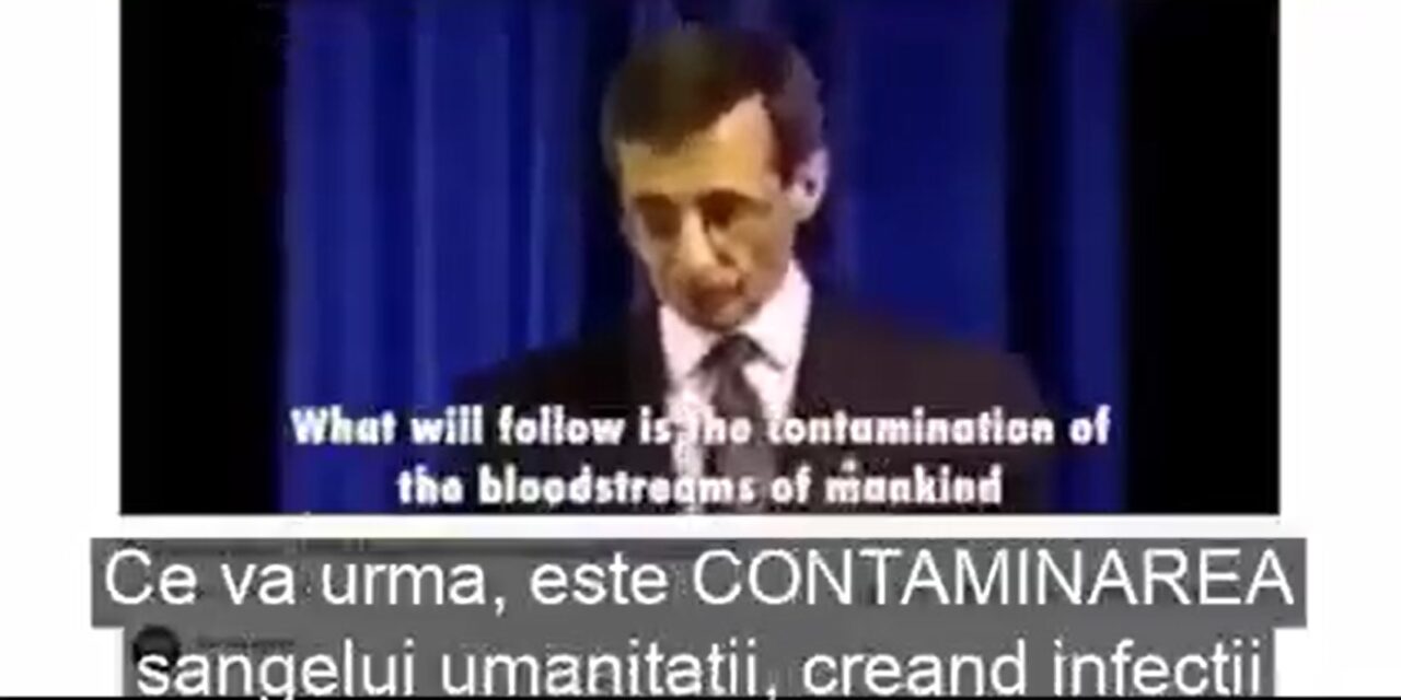 Declarația publică din anul 1995 a Prof. Pierre Gilbert – despre ”CONTAMINAREA sângelui umanității creând infecții INTENȚIONATE.”