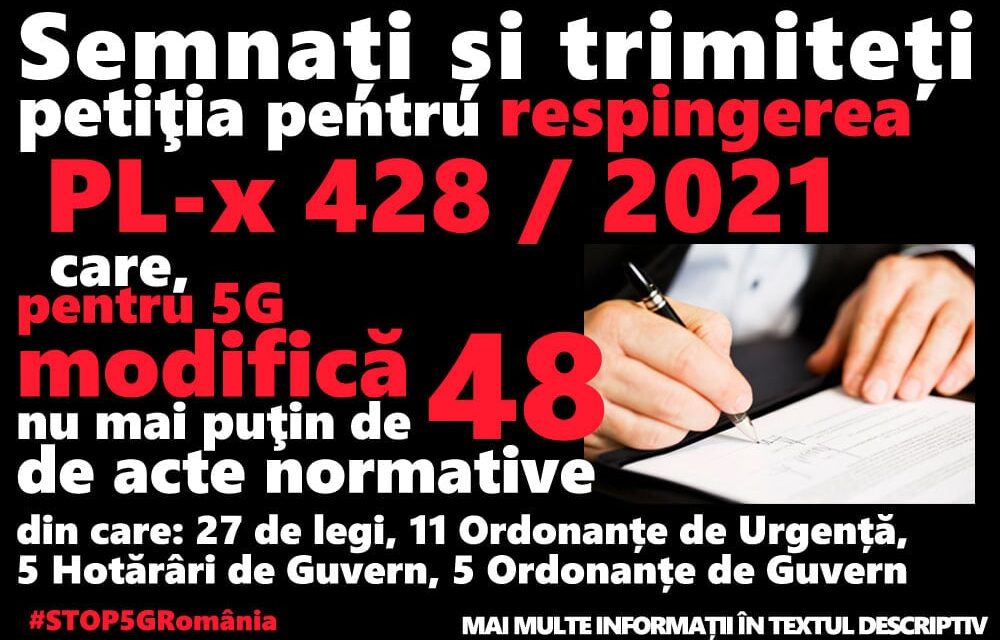 NOI, CEI PRECAUȚI LA 5G SUNTEM MAJORITATEA.  SĂ AFLE ASTA ȘI PARLAMENTARII CARE VOR SĂ VOTEZE PLx 428