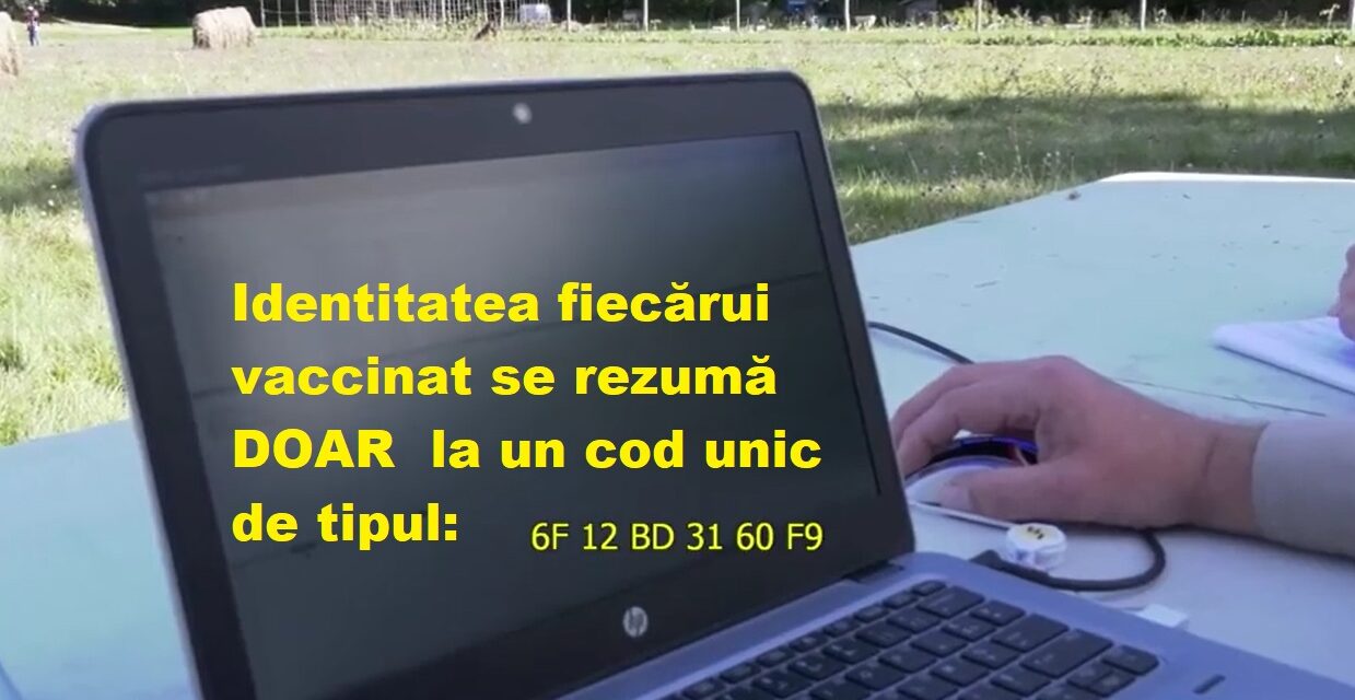 Pseudo-vaccinul anti-covid – de departe cea mai mare înșelătorie în masă a tuturor timpurilor !!! – E INFINIT MAI SERIOS ȘI MAI GRAV decât credeai: fiecare vaccinat emite un cod unic, din momentul vaccinării devenind transuman, deci efectiv proprietatea titularului brevetului tehnologiei introdusă prin vaccin, adn-ul fiindu-i modificat ireversibil. Iată dovada video: